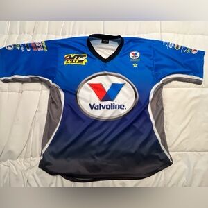 Valvoline Blue Racing Jersey By Vicci Men's Size Large